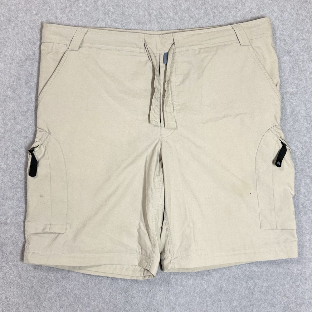 Nike ACG Shorts‎ Mens XL 42 Light Tan Cargo Zip Off Hiking Gorp Outdoors Trail